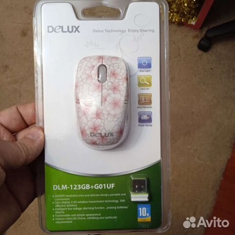Беспроводная мышь Delux Dlm-123