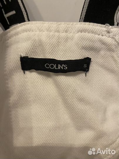 Комбинезон джинсовый с юбкой Colins