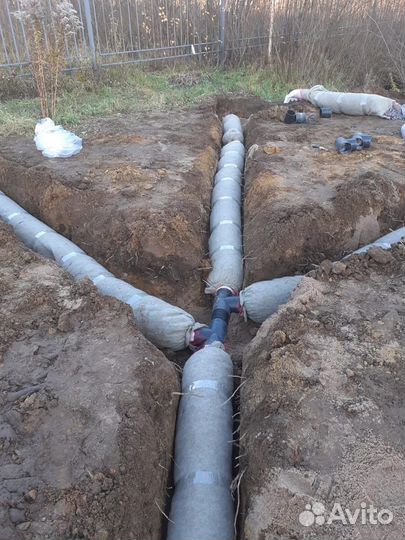 Дренаж участка под ключ