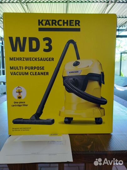 Пылесос Karcher WD 3