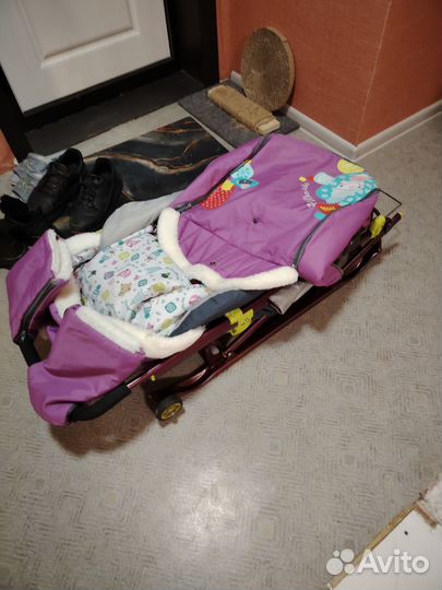 Коляска санки