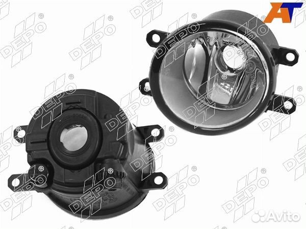 Фара противотуманная toyota highlander