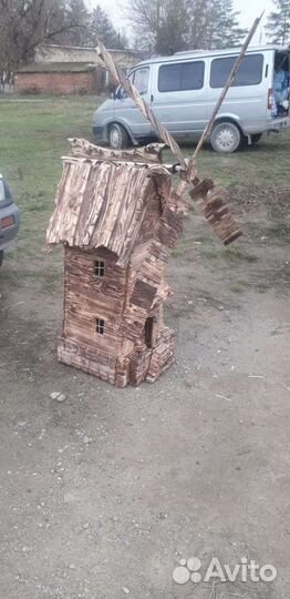 Мельница декор в сад