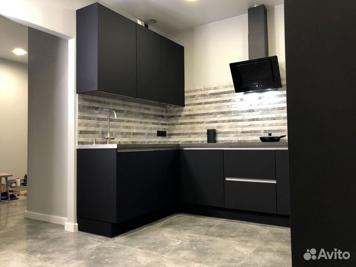 Современная кухня на заказ мдф фасады