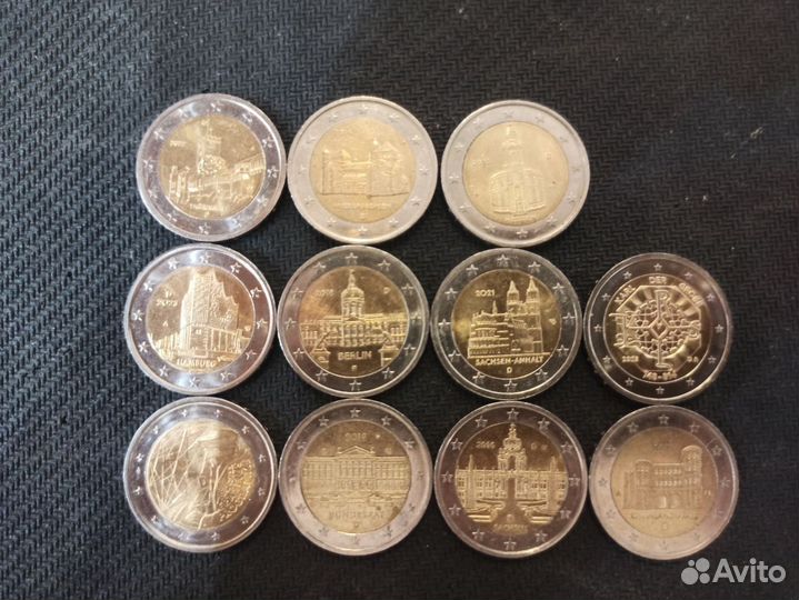 Монеты 2 евро