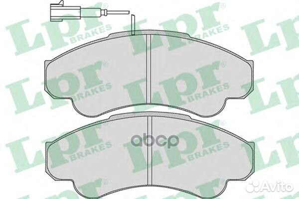 Колодки торм. дисковые 05p967 Lpr