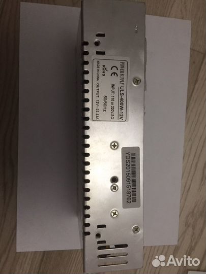 Блок питания с 220V на 12 V 400W