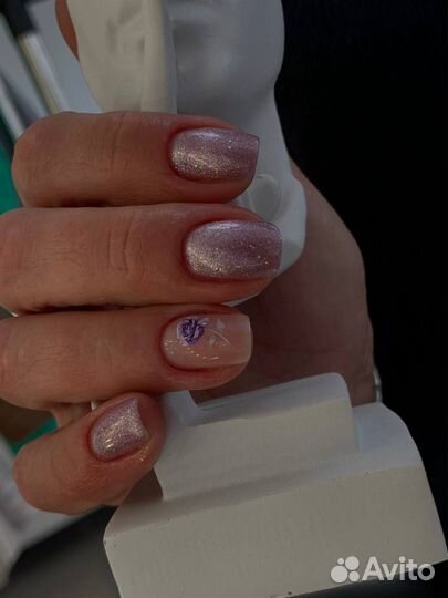 Маникюр с покрытием, наращивание ногтей