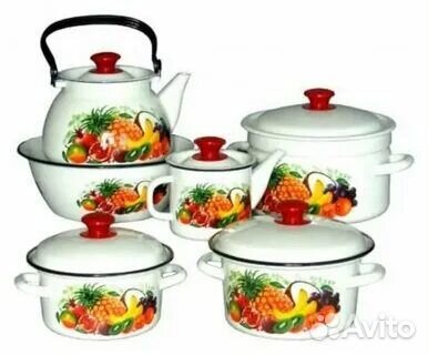 Набор эмалированной посуды эквадор Оптом