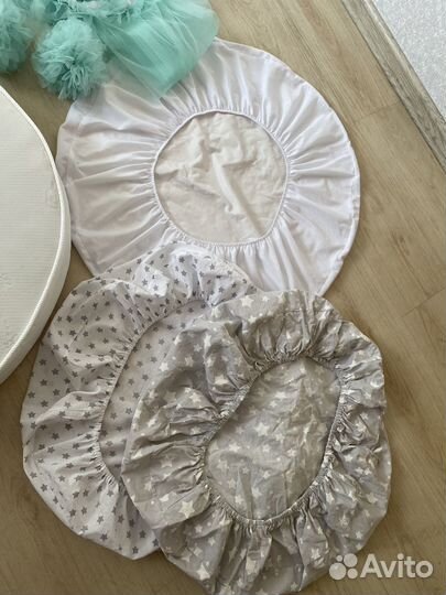 Матрас в кроватку детскую круглую