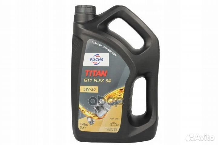 Масло мот.синт Fuchs Titan GT1 Flex 34 5W30 5