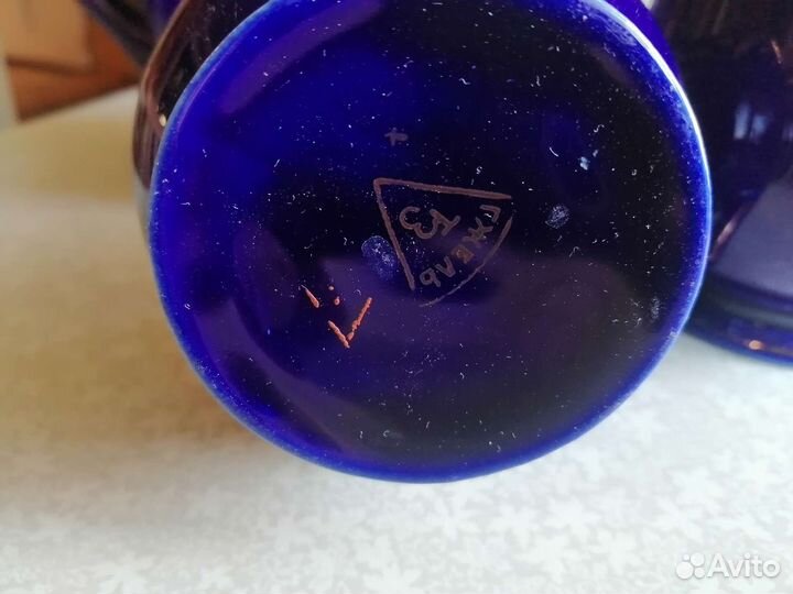 Чайный сервиз СССР, гжель