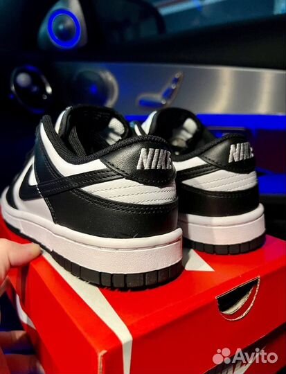 Nike Dunk Low Black White Оригинал