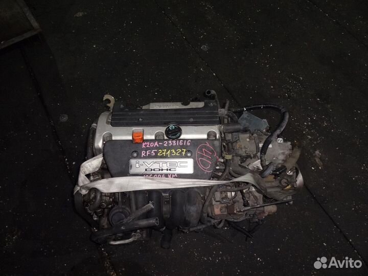 Двс+кпп honda K20A 2331616