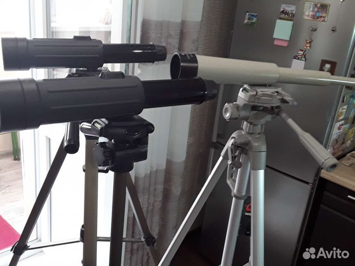Подзорные трубы с профессиональными штативами