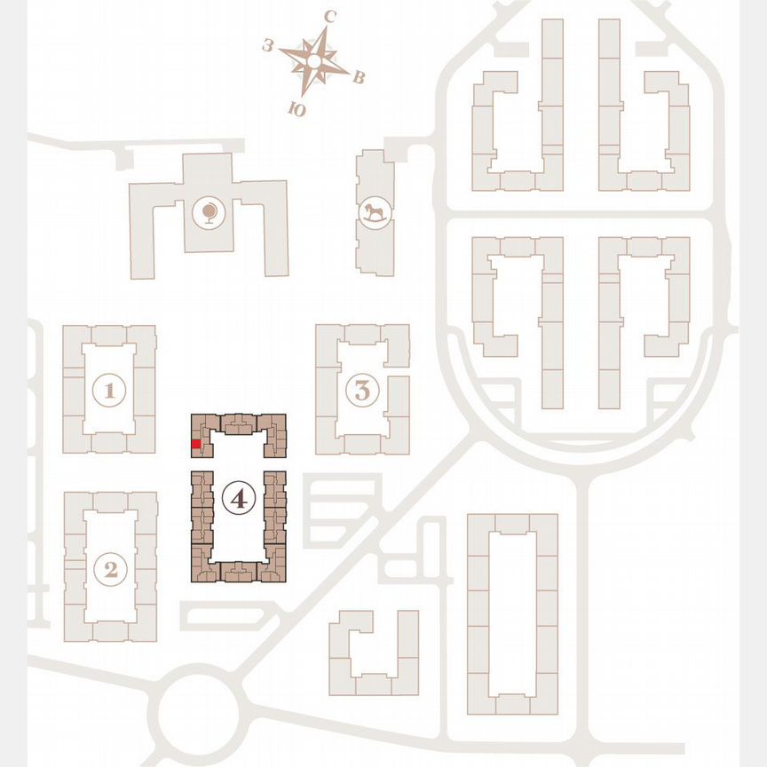 1-к. квартира, 35,4 м², 4/4 эт.