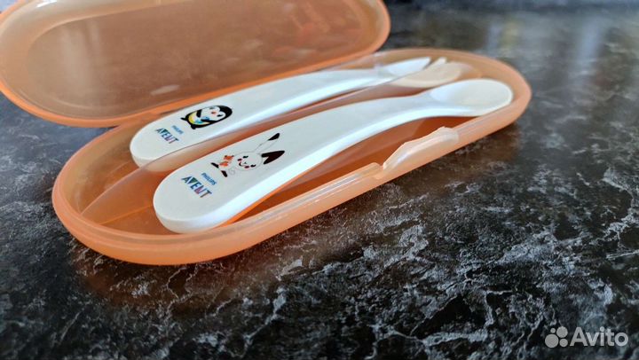 Philips avent вилка и ложка