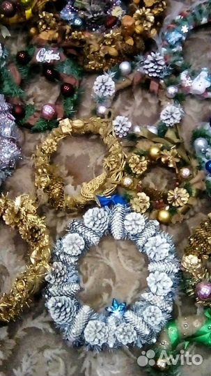 Венки рождественские новогодние