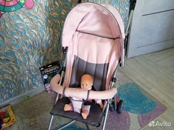 Прогулочная коляска трость бу