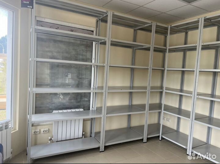 Стеллаж разборный металлический