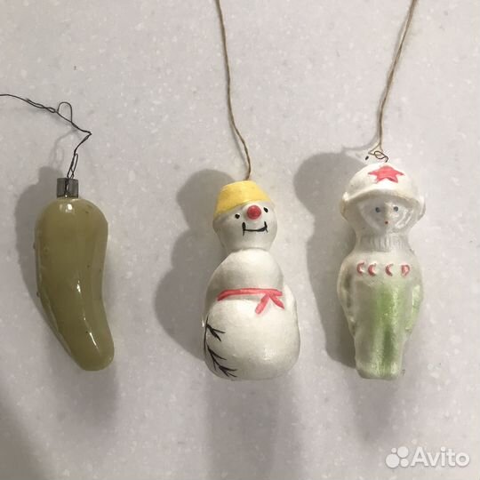 Елочные игрушки СССР