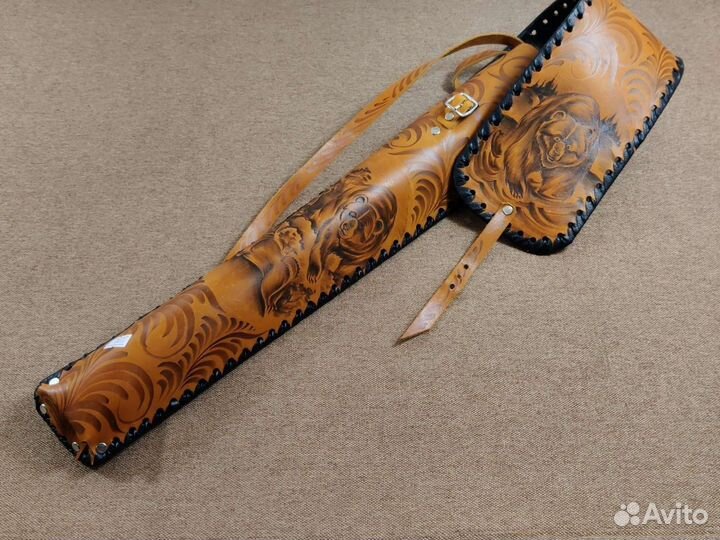 Чехол для шампуров из кожи