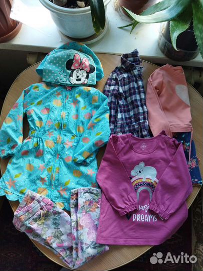 Вещи пакетом на девочку 98