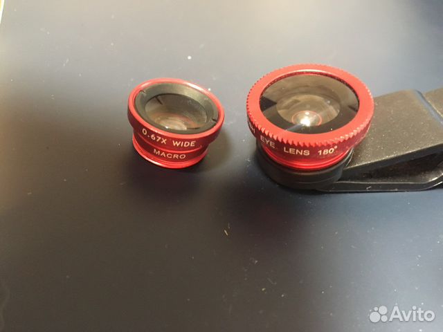 Fish Eye macro объектив на телефон