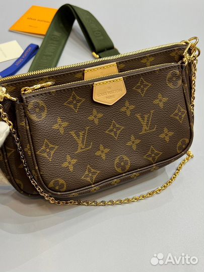 Сумка женская кожаная louis vuitton multi pochette