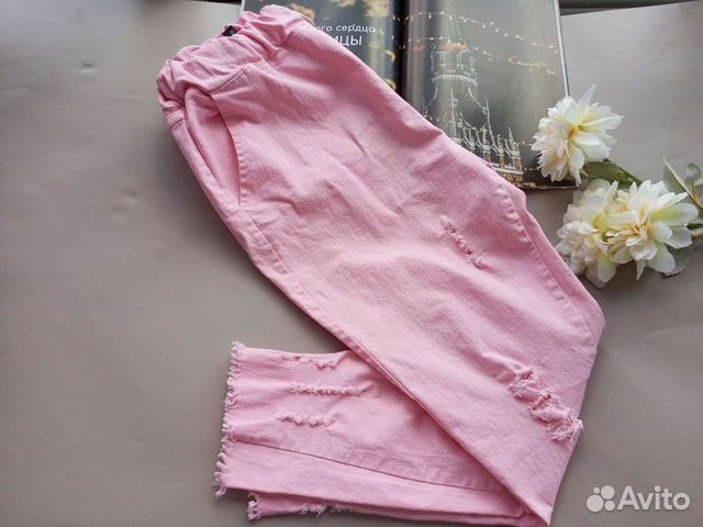 Джинсы женские хлопковые 44 46 штаны летние объявление продам