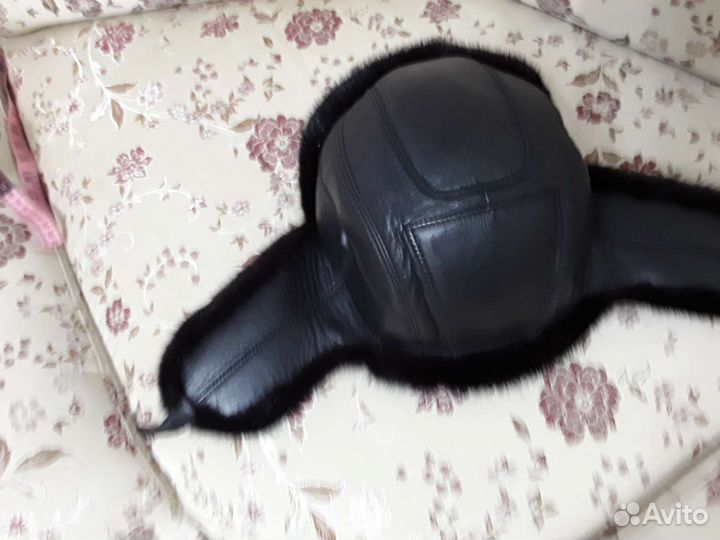 Шапка мужская(норка +дубленка)