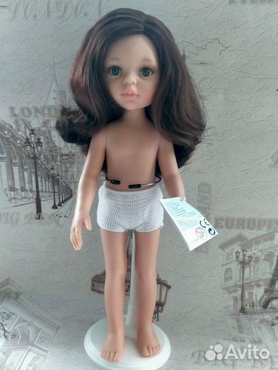 Кукла Paola Reina Кэрол с зелеными глазами голышка