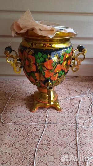 Самовар электрический Роспись новый