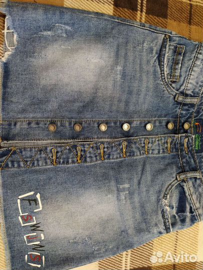 Юбка джинсовая