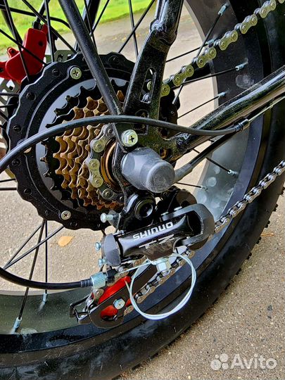 Электровелосипед фэтбайк складной