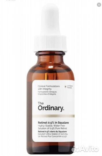 The ordinary niacinamide и retinol 0,5