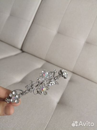 Свадебный ободок бу