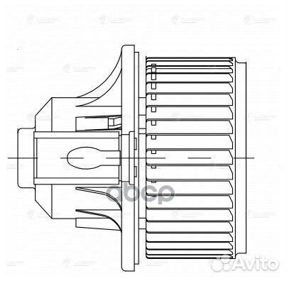 Вентилятор отопителя салона для а/м подходит дл