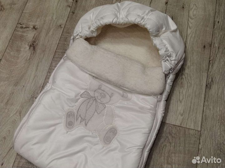 Зимний конверт на выписку