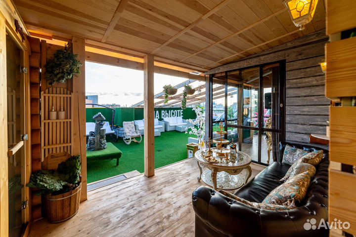 Русская баня на дровах с купелью