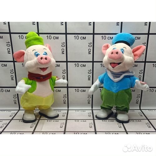 Мягкая игрушка (муз.) бегает поет поросенок