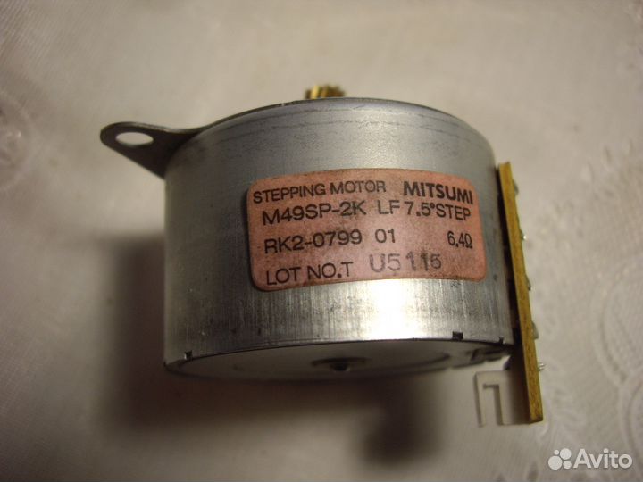Шаговый двигатель для принтера с редуктором: