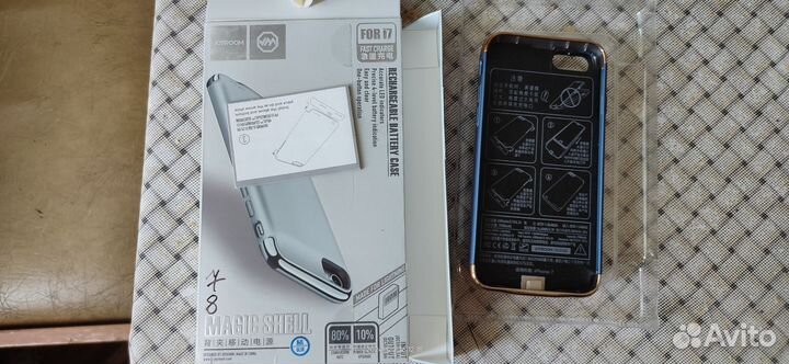 Дополнительная зарядка чехол на телефон iPhone7;8