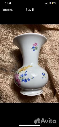 Фарфоровые вазы германия