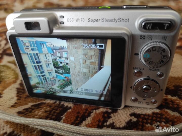 Компактный фотоаппарат sony cyber shot DSC-W170