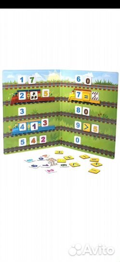 Учимся считать, настольная магнитная книга-игра