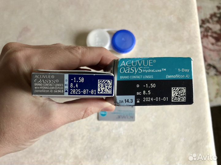 Контактные линзы -1,5