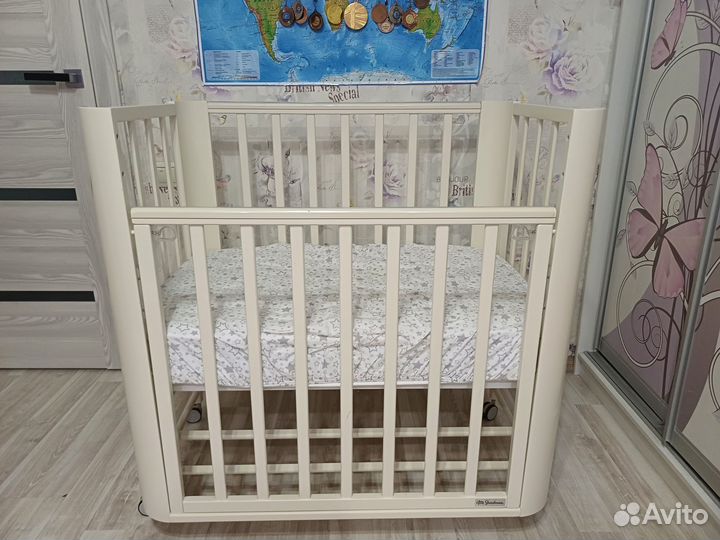 Приставная кроватка для новорожденного Mr Sandman