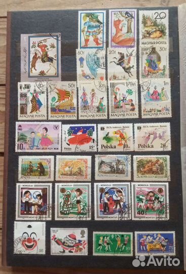 28 марок. Сказки народов мира, Дети