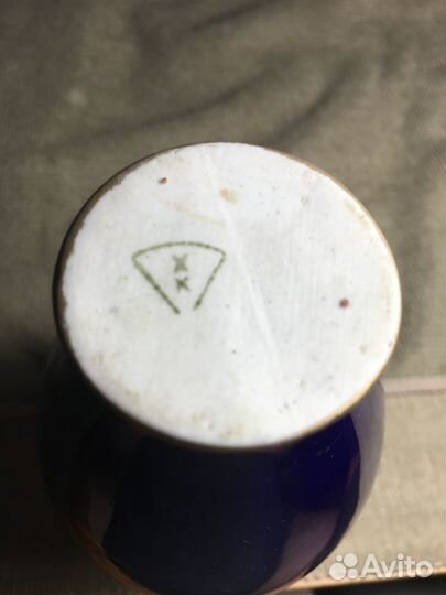 Ваза кобальт СССР